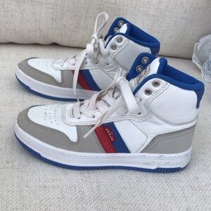 Levi's Kids Sneakers - White, Blue, Red, and Gray